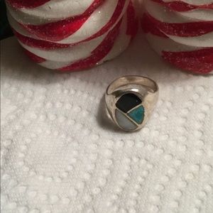 Sterling Silver Ring Mens